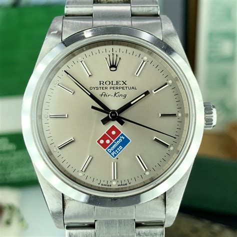 vintage rolex dominos pizza|rolex air king domino's pizza.